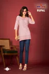 Rupal By Tunic House Viscose Rayon Chikankari Kurta Wholesale Shop In Surat